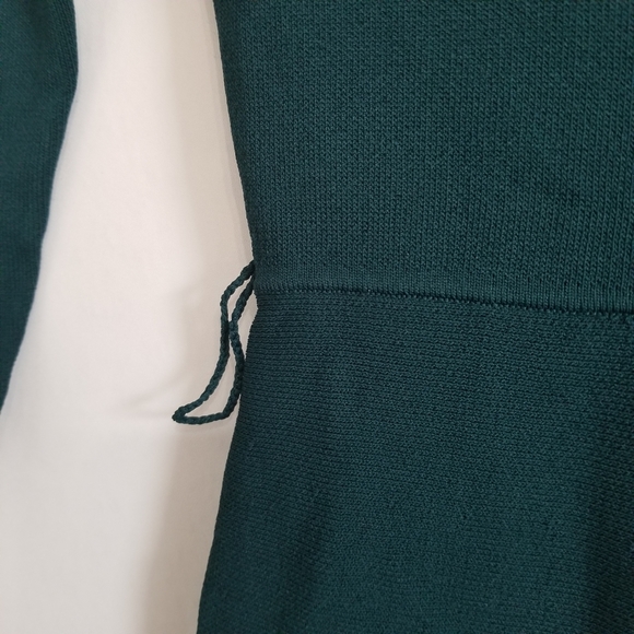 NWT Eliza J Dark Green Knit Midi Dress Size XS - Picture 4 of 7